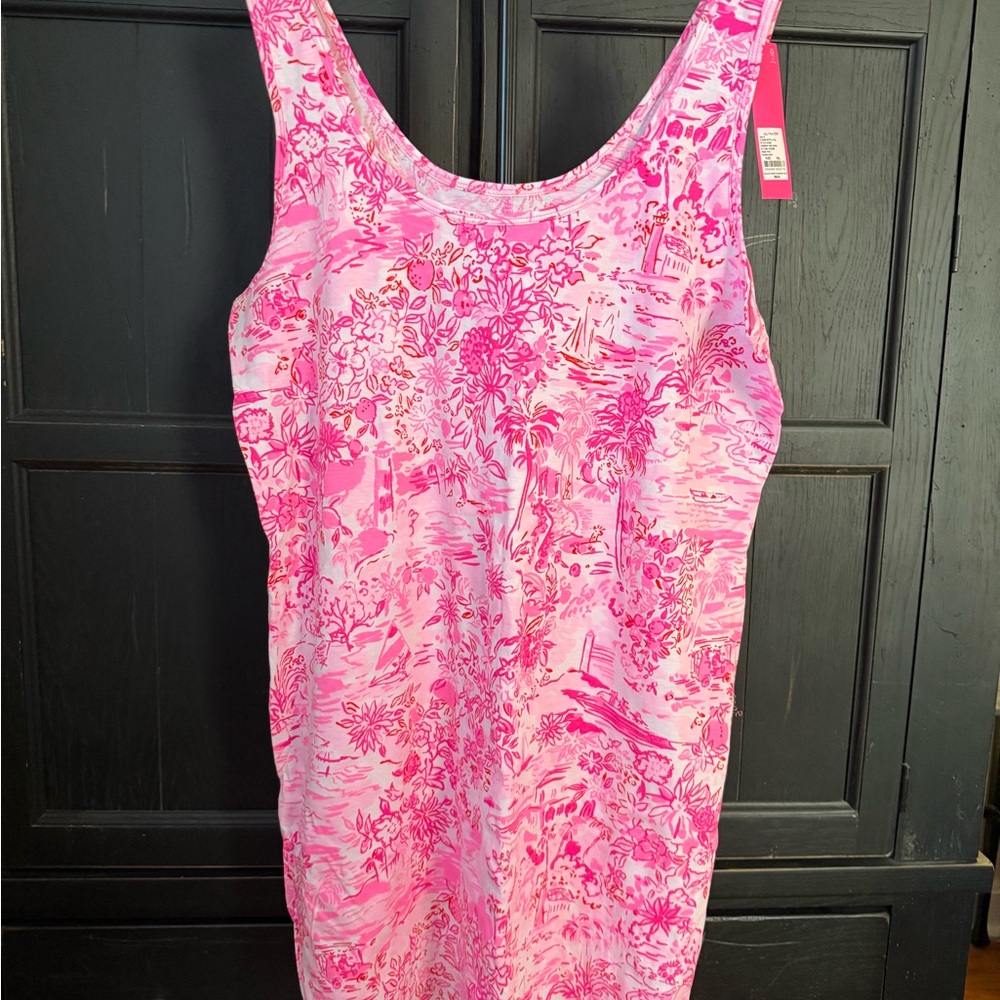 Lilly Pulitzer Pink Floral Dress